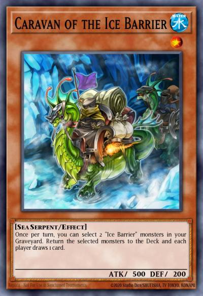 Caravan of the Ice Barrier Duel Terminal Normal Parallel Rare DT03-EN028 Duel Terminal 3 Yugioh card