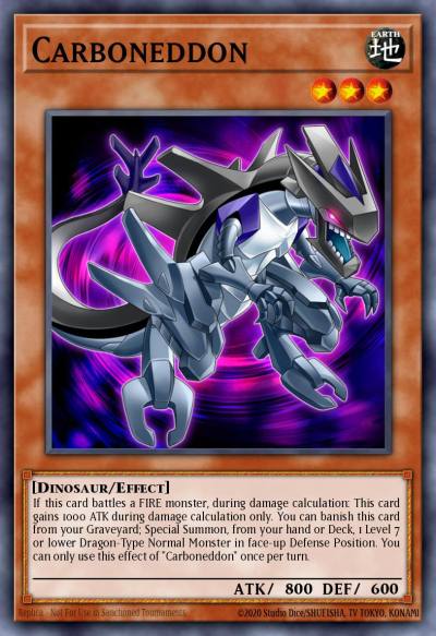 Carboneddon Super Rare DRLG-EN022 Dragons of Legend Yugioh card