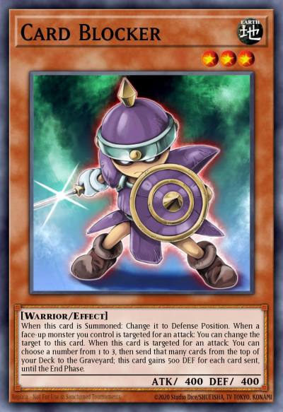 Card Blocker Secret Rare ANPR-EN093 Ancient Prophecy Yugioh card