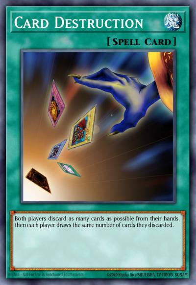 Card Destruction Super Rare DLG1-EN085 Dark Legends Yugioh card