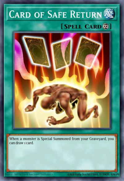 Card of Safe Return Ultra Rare MP25-EN297 2025 Mega-Pack Tin Yugioh card