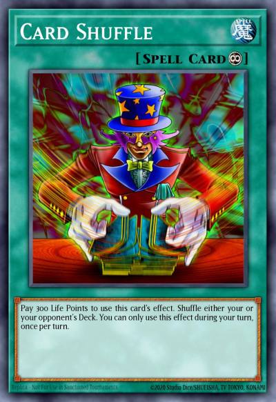 Card Shuffle Common DR1-EN028 Dark Revelation Volume 1 Yugioh card