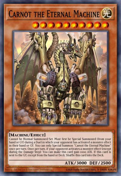 Carnot the Eternal Machine Quarter Century Secret Rare PHNI-EN024 Phantom Nightmare Yugioh card