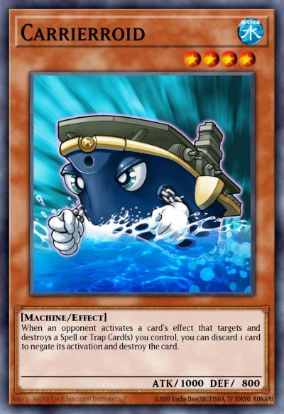 Carrierroid Secret Rare PP02-EN015 Premium Pack 2 (TCG) Yugioh card