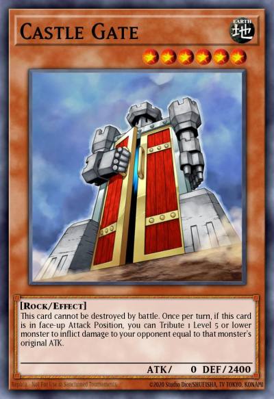 Castle Gate Rare PTDN-EN091 Phantom Darkness Yugioh card