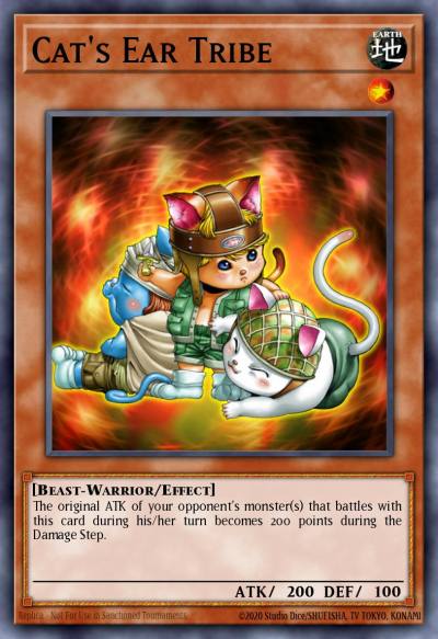 Cats Ear Tribe Common DR1-EN136 Dark Revelation Volume 1 Yugioh card
