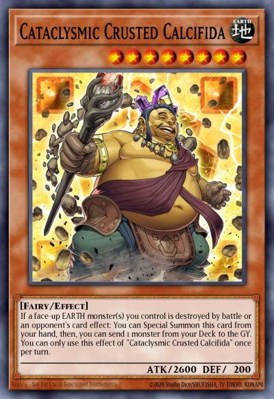 Cataclysmic Crusted Calcifida Common IGAS-EN025 Ignition Assault Yugioh card