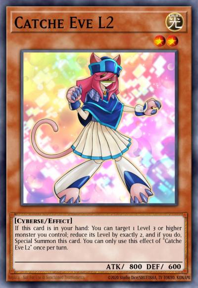 Catche Eve L2 Common SAST-EN001 Savage Strike Yugioh card