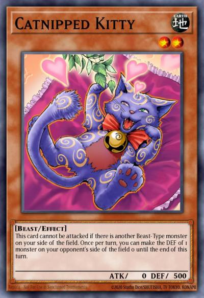 Catnipped Kitty Common DR3-EN133 Dark Revelation Volume 3 Yugioh card
