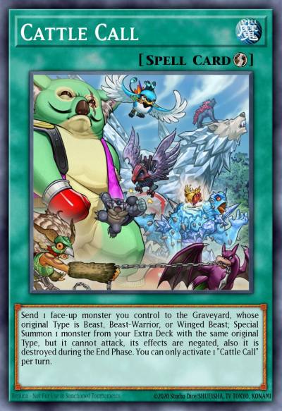 Cattle Call Common OP14-EN020 OTS Tournament Pack 14 Yugioh card