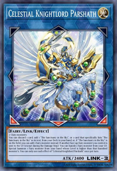 Celestial Knightlord Parshath Ultra Rare DUOV-EN002 Duel Overload Yugioh card
