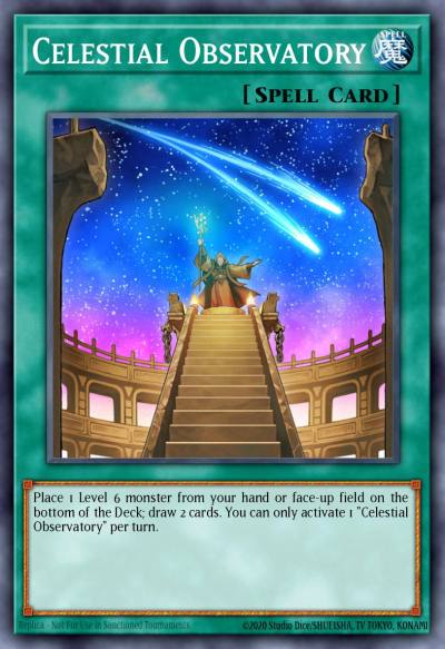 Celestial Observatory Rare MP19-EN122 2019 Gold Sarcophagus Tin Mega Pack Yugioh card