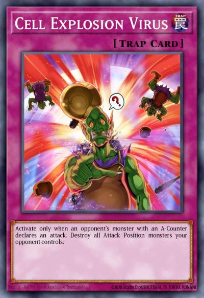 Cell Explosion Virus Common CP08-EN020 Champion Pack Game Eight Yugioh card