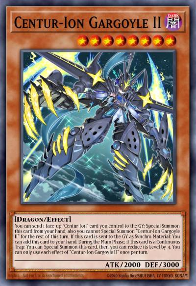 Centur-Ion Gargoyle II Ultra Rare MP25-EN185 2025 Mega-Pack Tin Yugioh card