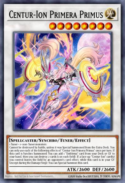 Centur-Ion Primera Primus Prismatic Secret Rare MP25-EN106 2025 Mega-Pack Tin Yugioh card