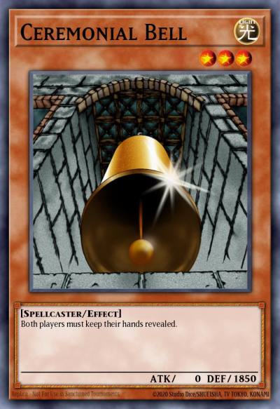 Ceremonial Bell Common DB1-EN055 Dark Beginning 1 Yugioh card