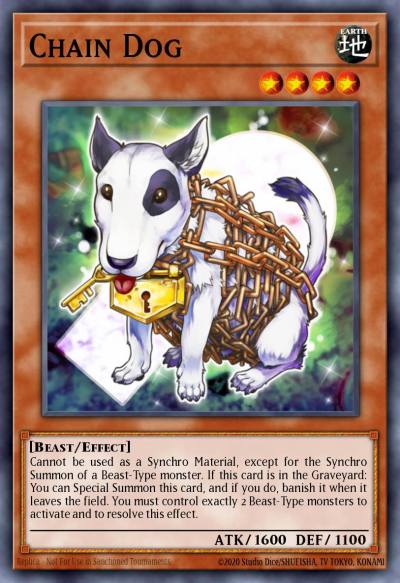 Chain Dog Common BP03-EN080 Battle Pack 3 Monster League Yugioh card