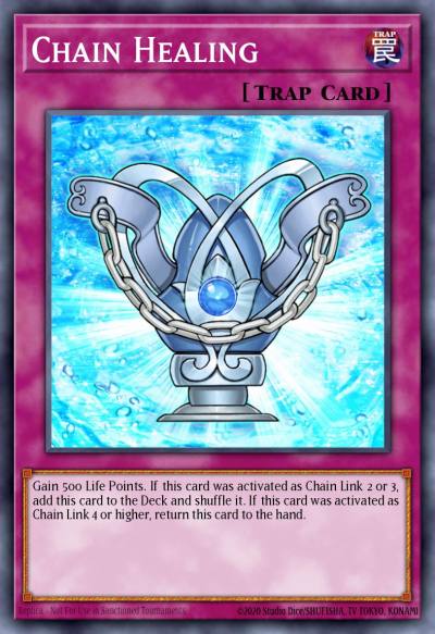 Chain Healing Common CDIP-EN053 Cyberdark Impact Yugioh card
