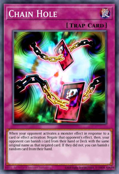 Chain Hole Rare MP20-EN083 2020 Tin of Lost Memories Mega Pack Yugioh card