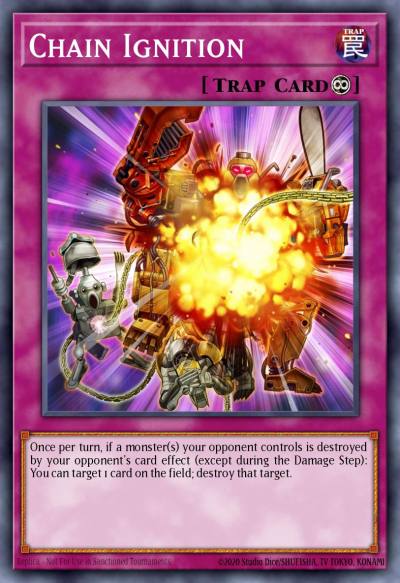Chain Ignition Common SHSP-EN077 Shadow Specters Yugioh card