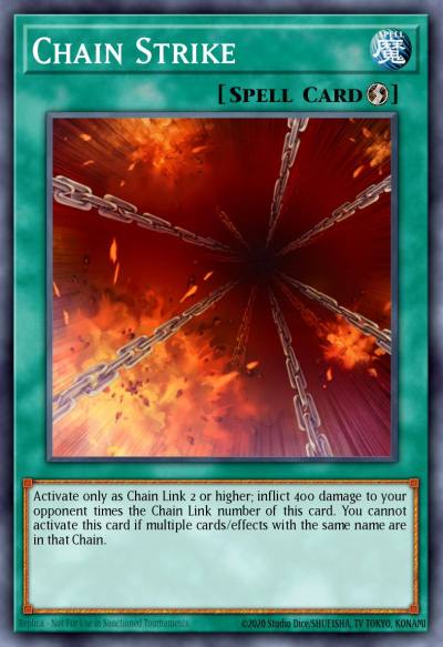 Chain Strike Common CDIP-EN043 Cyberdark Impact Yugioh card