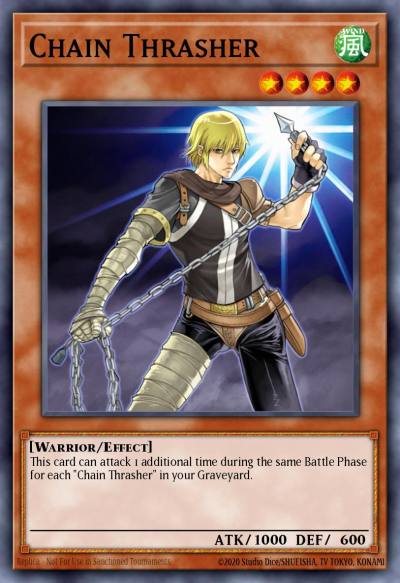 Chain Thrasher Common DR04-EN135 Dark Revelation Volume 4 Yugioh card