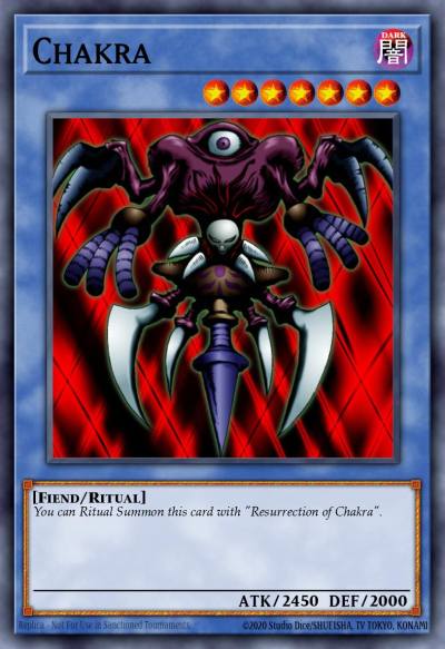 Chakra Super Rare NUMH-EN052 Number Hunters Yugioh card