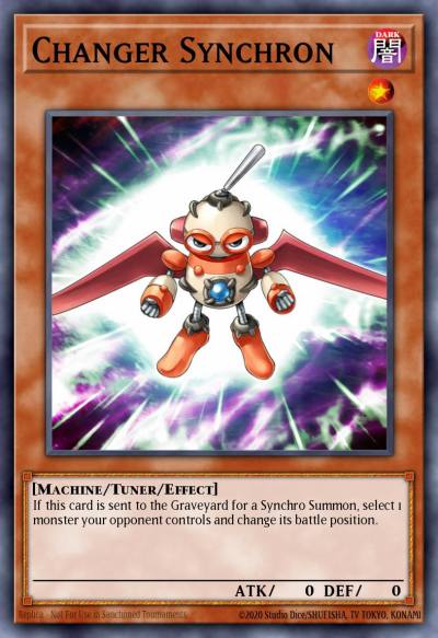 Changer Synchron Common TSHD-EN004 The Shining Darkness Yugioh card