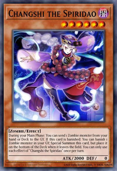 Changshi the Spiridao Super Rare DIFO-EN096 Dimension Force Yugioh card