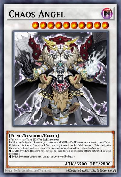 Chaos Angel Prismatic Secret Rare MP24-EN086 25th Anniversary Tin Dueling Mirrors Yugioh card