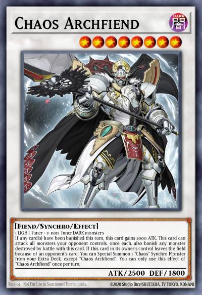 Chaos Archfiend Ultra Rare PHHY-EN039 Photon Hypernova Yugioh card