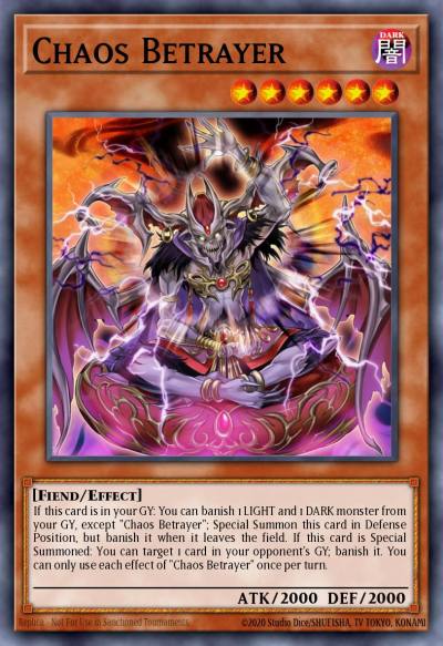 Chaos Betrayer Common MP20-EN060 2020 Tin of Lost Memories Mega Pack Yugioh card