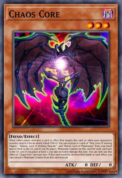 Chaos Core Common SDSA-EN002 Structure Deck Sacred Beasts Yugioh card