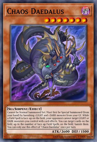 Chaos Daedalus Ultra Rare BLCR-EN071 Battles of Legend Crystal Revenge Yugioh card
