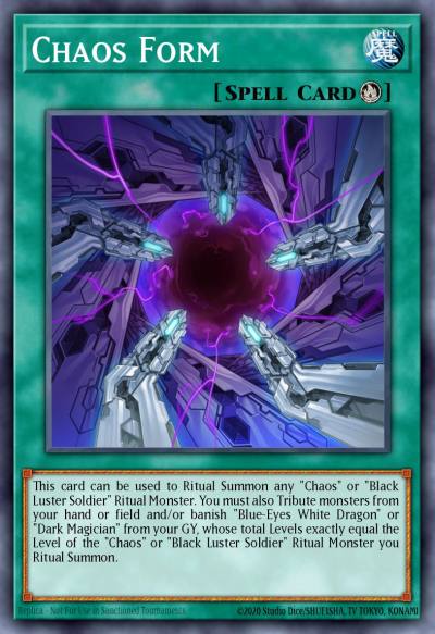 Chaos Form Ultra Rare DUPO-EN049 Duel Power Yugioh card