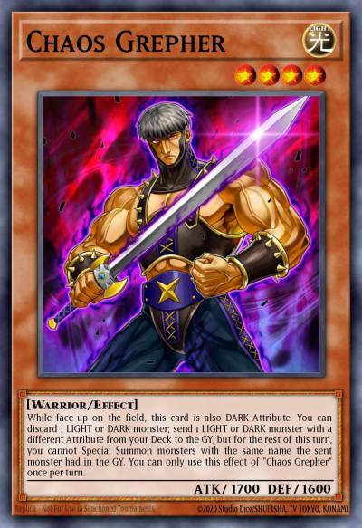 Chaos Grepher Ultra Rare GFP2-EN039 Ghosts From the Past The 2nd Haunting Yugioh card