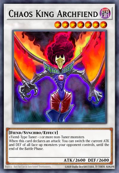 Chaos King Archfiend Super Rare LC5D-EN072 Legendary Collection 5Ds Mega Pack Yugioh card