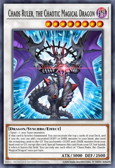 Chaos Ruler the Chaotic Magical Dragon Ultra Rare MP21-EN128 2021 Tin of Ancient Battles Yugioh card