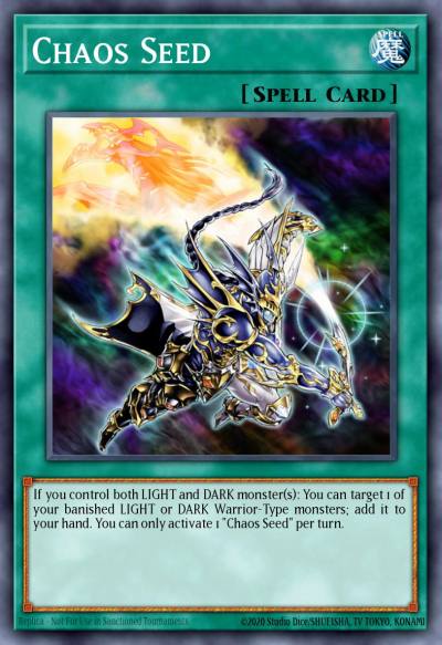 Chaos Seed Common DUEA-EN092 Duelist Alliance Yugioh card