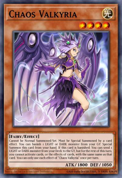 Chaos Valkyria Ultra Rare BLCR-EN072 Battles of Legend Crystal Revenge Yugioh card