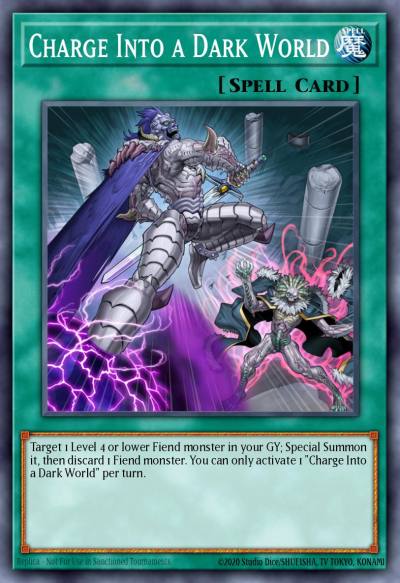 Charge Into a Dark World Common MP21-EN206 2021 Tin of Ancient Battles Yugioh card