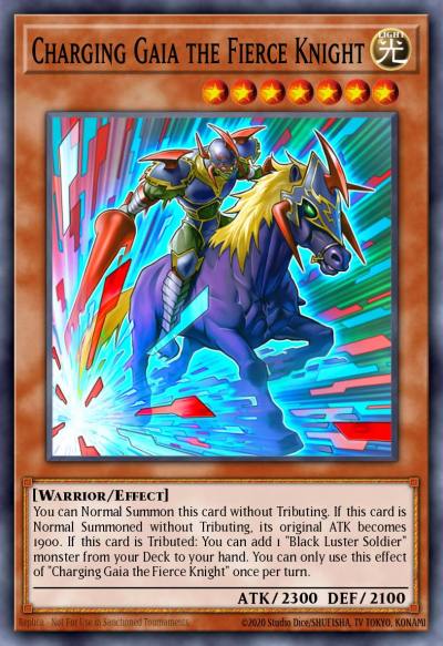 Charging Gaia the Fierce Knight Ultra Rare MP16-EN120 2016 Mega-Tin Mega Pack Yugioh card