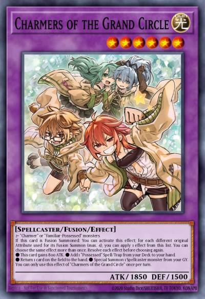 Charmers of the Grand Circle New CH02-EN041 THE CHRONICLES DECK: Spirit Charmers (All-Foil Edition) Yugioh card