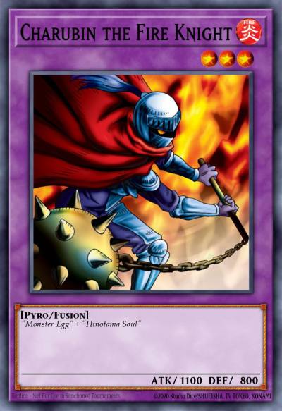 Charubin the Fire Knight Rare LOB-015 Legend of Blue Eyes White Dragon Yugioh card