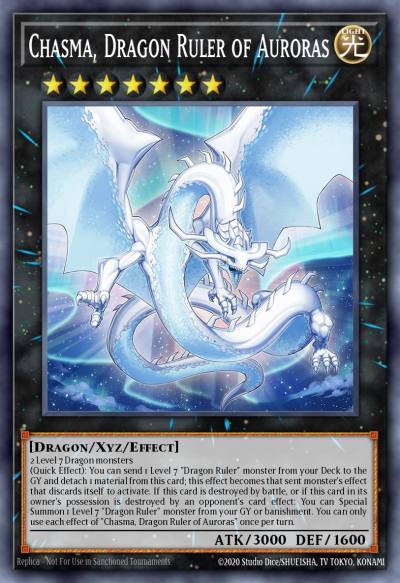 Chasma Dragon Ruler of Auroras Quarter Century Secret Rare ALIN-EN047 Alliance Insight Yugioh card