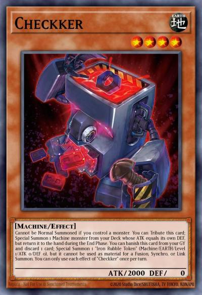 Checkker Common BLZD-EN086 Blazing Dominion Yugioh card