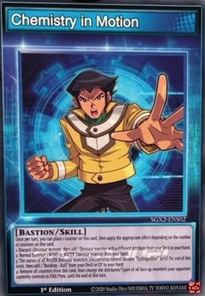 Chemistry in Motion Common SGX2-ENS02 Speed Duel GX Midterm Paradox Yugioh card