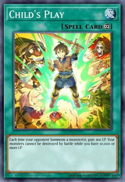 Childs Play Common SAST-EN069 Savage Strike Yugioh card