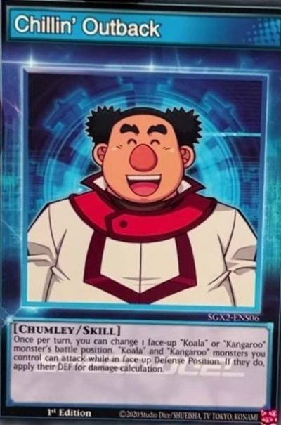 Chillin Outback Common SGX2-ENS06 Speed Duel GX Midterm Paradox Yugioh card
