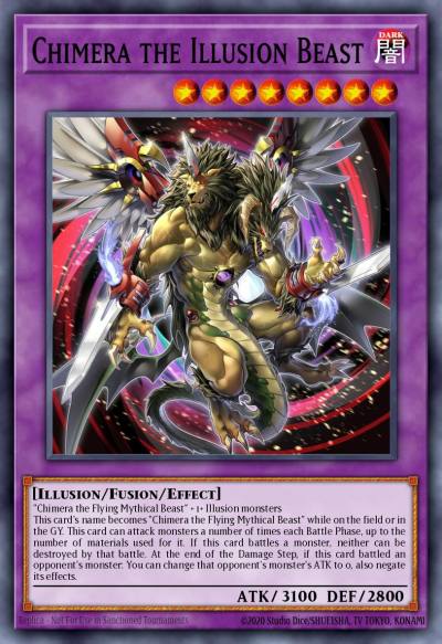 Chimera the Illusion Beast Ultra Rare MP24-EN219 25th Anniversary Tin Dueling Mirrors Yugioh card